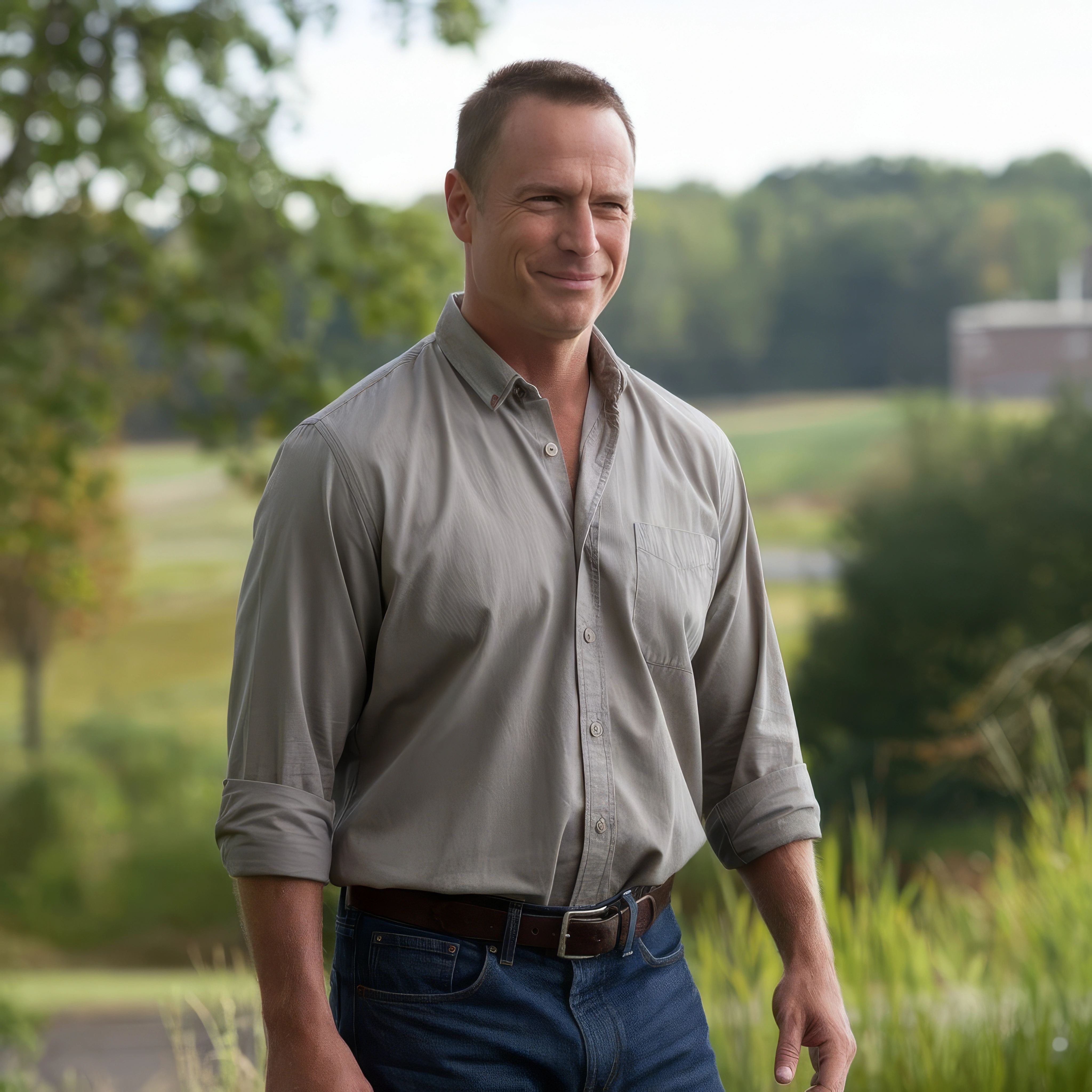 confident male client outdoor portrait Super Hero Build custom home builder Los Angeles